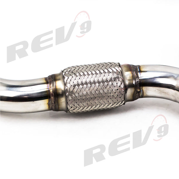 Rev9 Power Stainless Steel Dual Cat-Back Exhaust with Double Walled Muffler Tip - Nissan Z34 370Z (2009-2022)