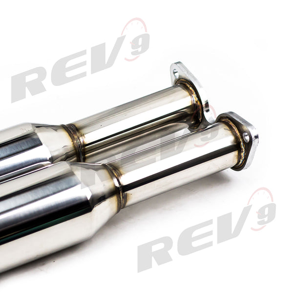 Rev9 Power Stainless Steel Dual Cat-Back Exhaust with Double Walled Muffler Tip - Nissan Z34 370Z (2009-2022)