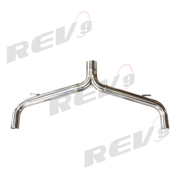 Rev9 Power Cat-Back Straight Pipe Exhaust Kit - Volkswagen Golf GTI MK8 2.0L Turbocharged (2022+)