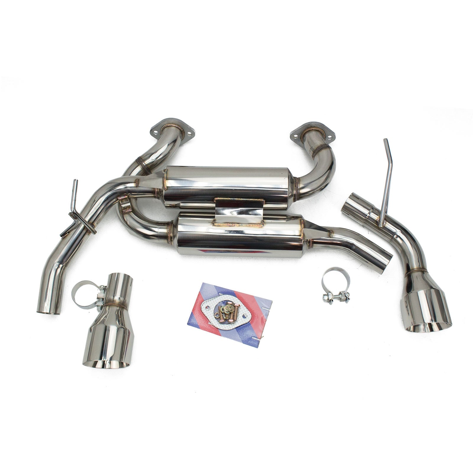 Rev9 Power Axle-Back FlowMaxx Stainless Exhaust System - Infiniti Q50 2014-23 (60mm Pipe)