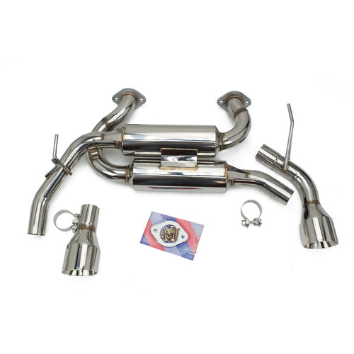 Rev9 Power Axle-Back FlowMaxx Stainless Exhaust System - Infiniti Q50 2014-23 (60mm Pipe)