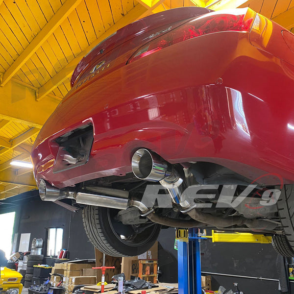 Rev9 Power FlowMaxx Stainless Axle-Back Exhaust System - Infiniti G37 Coupe (V36) 2008-13