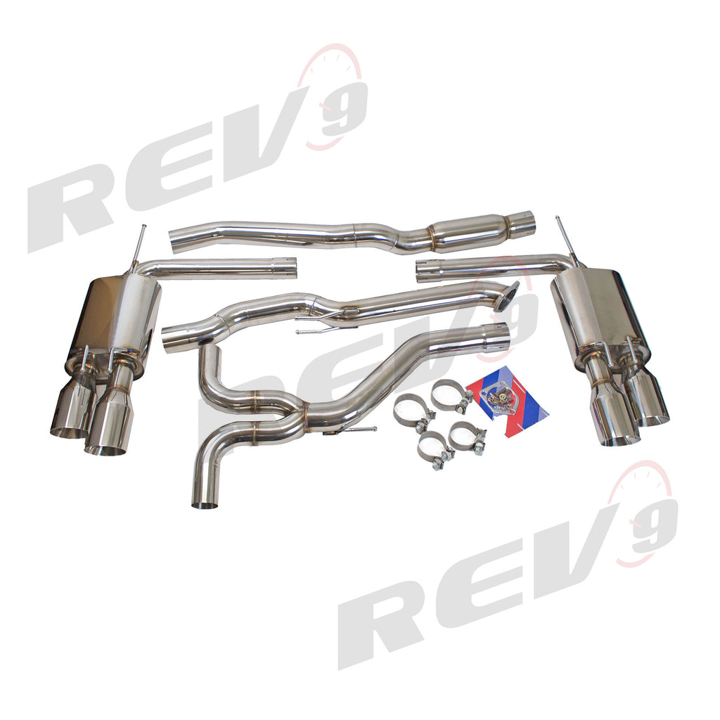 Rev9 Power FlowMaxx Stainless Quad Tip Cat-Back Exhaust System - Honda Accord 1.5L / 2.0L (CV) 2018-22