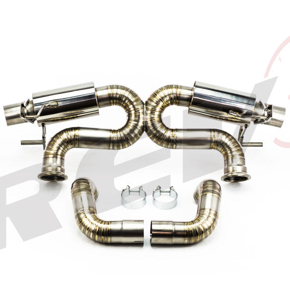 Rev9 Power Titanium Cat-Back Exhaust System - Sports Muffler - Audi R8 (Type 42) 4.2L V8 2008-14