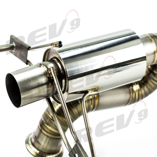 Rev9 Power Titanium Cat-Back Exhaust System - Sports Muffler - Audi R8 (Type 42) 4.2L V8 2008-14