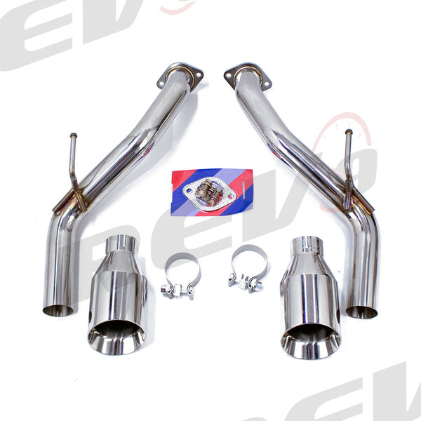 Rev9 Power FlowMAXX Cat-Back Stainless Steel Exhaust System - Infiniti Q50 V6 3.0L Twin-Turbo 2016-23