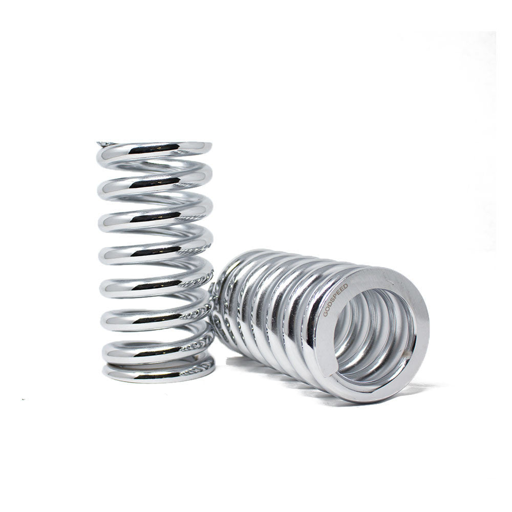Godspeed Project CS-180M16KG-CH 16 kg/mm coilover spring set, 180 mm length, Chrome finish, image 2