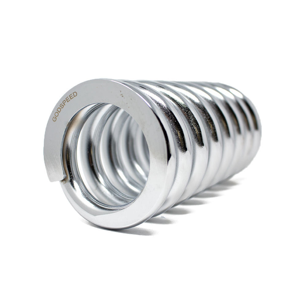 Godspeed Project CS-200M14KG-CH 14 kg/mm coilover spring set, 200 mm length, Chrome finish, image 3