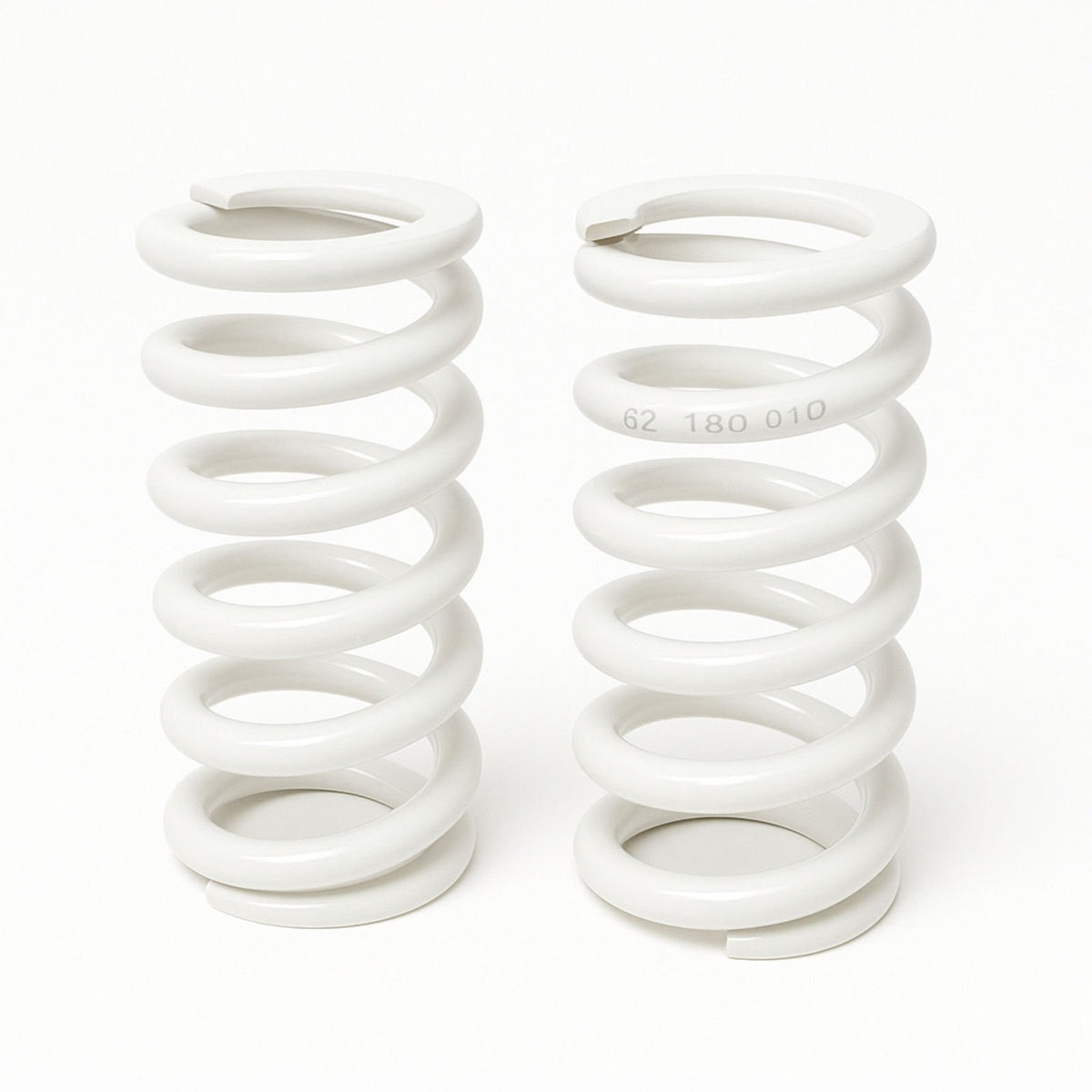 Godspeed Project CS-180M10KG-WT 10 kg/mm coilover spring set, 180 mm length, White finish, image 1