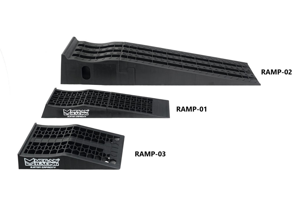 Megan Racing Two Piece Low Profile 5 Ton Drive-On Ramps (Set of 2)