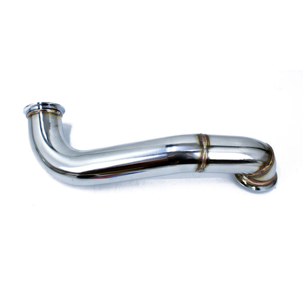 Rev9 Power 3" V-band Exit 3" Turbo Downpipe Stainless Steel - Honda K20 Sidewinder