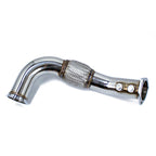 Rev9 Power 3" V-band Exit 3" Turbo Downpipe Stainless Steel - Honda K20 Sidewinder