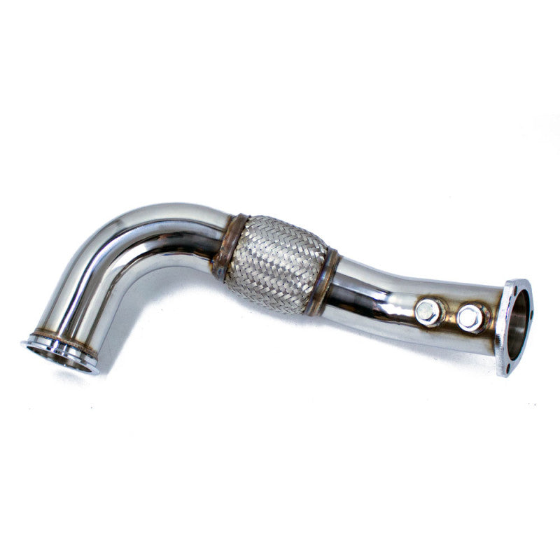 Rev9 Power 3" V-band Exit 3" Turbo Downpipe Stainless Steel - Honda K20 Sidewinder