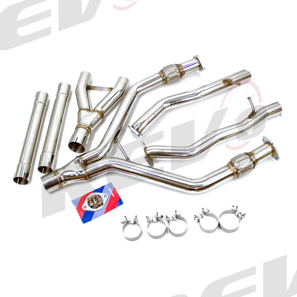 Rev9 Power Y-Pipe Stainless Steel Exhaust Mid-Piping Kit - Infiniti Q50 (V37) V6 3.7L 2014-15