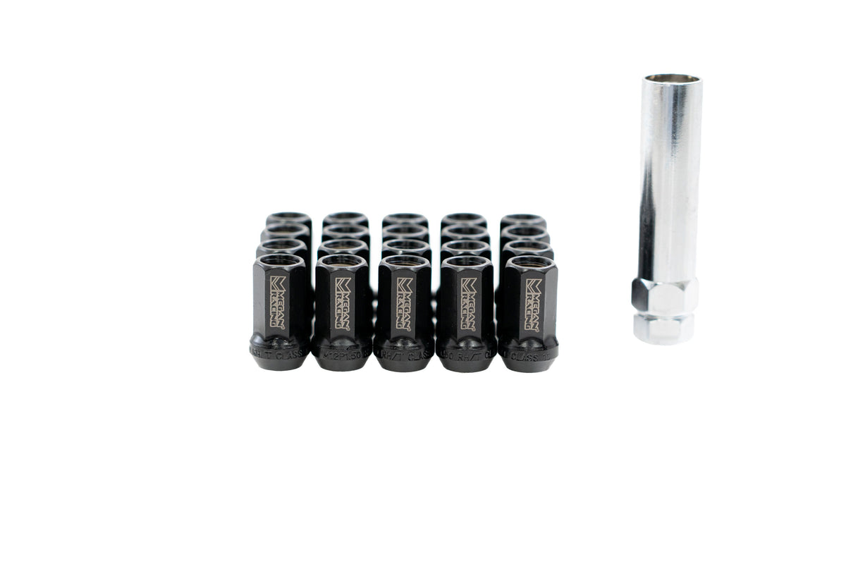 Megan Racing 7-Sided Heptagon Open-Ended Lug Nuts