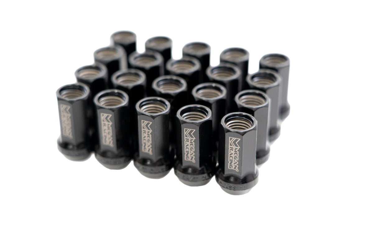Megan Racing 7-Sided Heptagon Open-Ended Lug Nuts