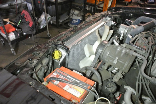 Megan Racing Aluminum Performance Radiator - Ford Mustang Manual Transmission (1979-1993)