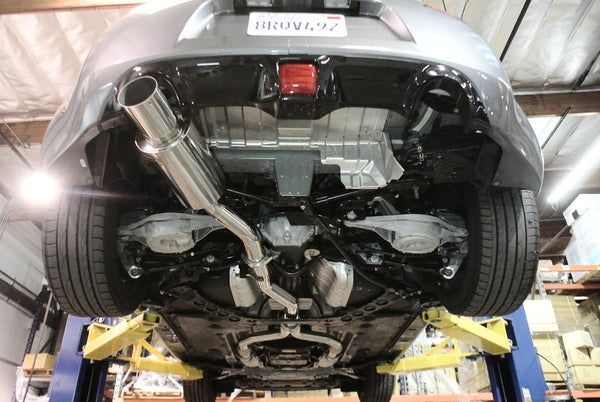 Megan Racing Single Exit Exhaust System – Burnt Tip - Nissan Z34 370z (2009-2021)