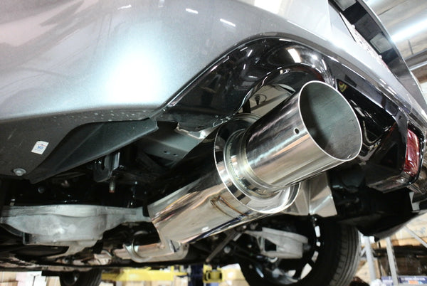 Megan Racing Single Exit Exhaust System – Burnt Tip - Nissan Z34 370z (2009-2021)