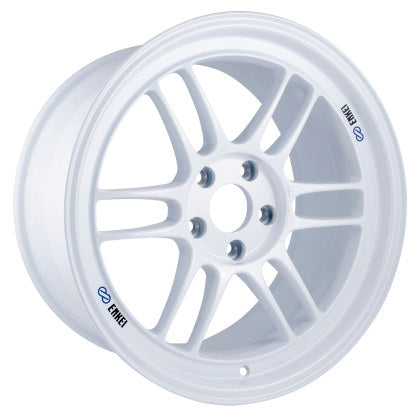 ENKEI RPF1 18X9.5 5X114.3 +38MM OFFSET 73MM BORE - VANQUISH WHITE- SINGLE WHEEL