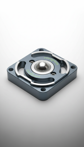 Adjustable camber plate with spherical bearing