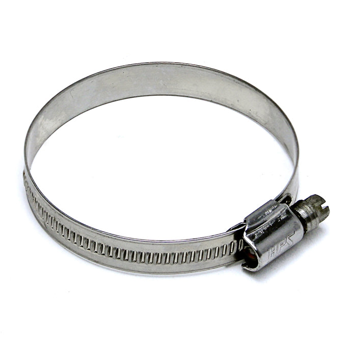 HPS Stainless Steel Embossed Hose Clamps Size 96, 2pcs Pack, 5-5/8" - 6-1/2" (143mm-165mm)