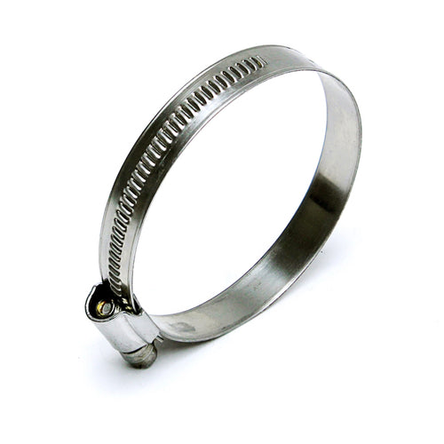HPS Stainless Steel Embossed Hose Clamps Size 88, 2pcs Pack, 5-1/8" - 6" (130mm-152mm)