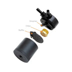 Mishimoto PCV Side Baffled Oil Catch Can - Black - Subaru BRZ & Toyota GR86 FA24D (2022+)