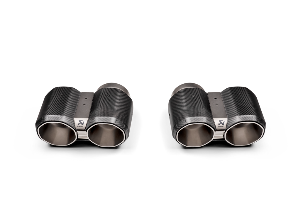 Akrapovic Octagonal Carbon Design Tail Pipe Set - BMW M3 G80 G81 (2024+)
