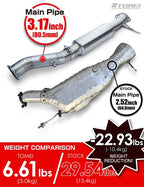 TOMEI EXPREME TI FULL TITANIUM MID PIPE KIT - MAZDA RX-7 FD3S (1992-2002)