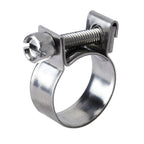 HPS #13 Stainless Steel 1/4" Fuel Injection Hose Clamps, 10pcs Pack, (11mm - 13mm)