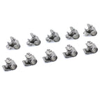 HPS #9 Stainless Steel Fuel Injection Hose Clamps 10pcs Pack 9/32 inch - 23/64 inch 7mm - 9mm