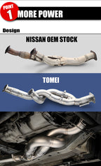 Tomei Expreme Ti Full Titanium Front Pipe - Nissan GT-R RB26DETT