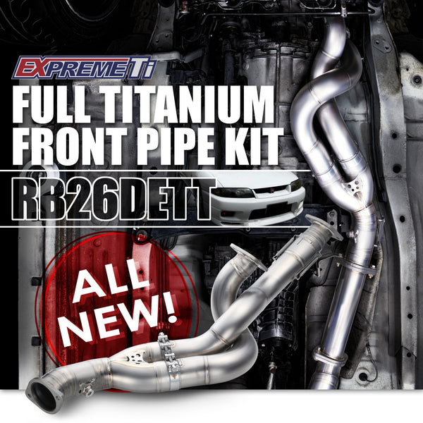 Tomei Expreme Ti Full Titanium Front Pipe - Nissan GT-R RB26DETT