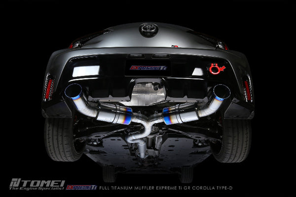 Tomei Expreme Ti Type-D Dual Exit Titanium Exhaust - Toyota GR Corolla (2023+)