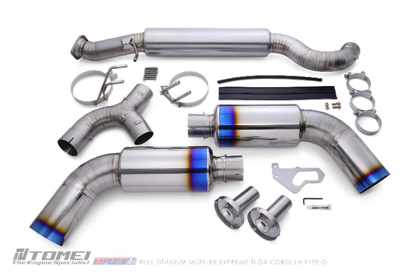 Tomei Expreme Ti Type-D Dual Exit Titanium Exhaust - Toyota GR Corolla (2023+)