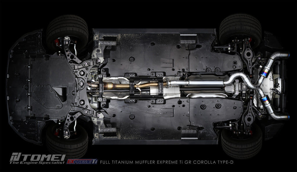 Tomei Expreme Ti Type-D Dual Exit Titanium Exhaust - Toyota GR Corolla (2023+)