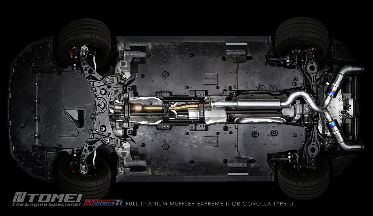 Tomei Expreme Ti Type-D Dual Exit Titanium Exhaust - Toyota GR Corolla (2023+)