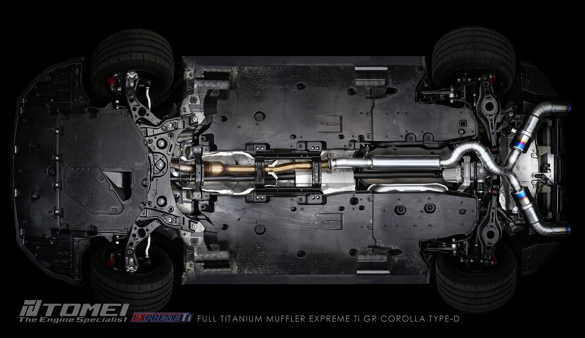 Tomei Expreme Ti Type-D Dual Exit Titanium Exhaust - Toyota GR Corolla (2023+)