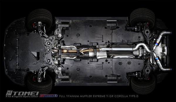 Tomei Expreme Ti Type-D Dual Exit Titanium Exhaust - Toyota GR Corolla (2023+)