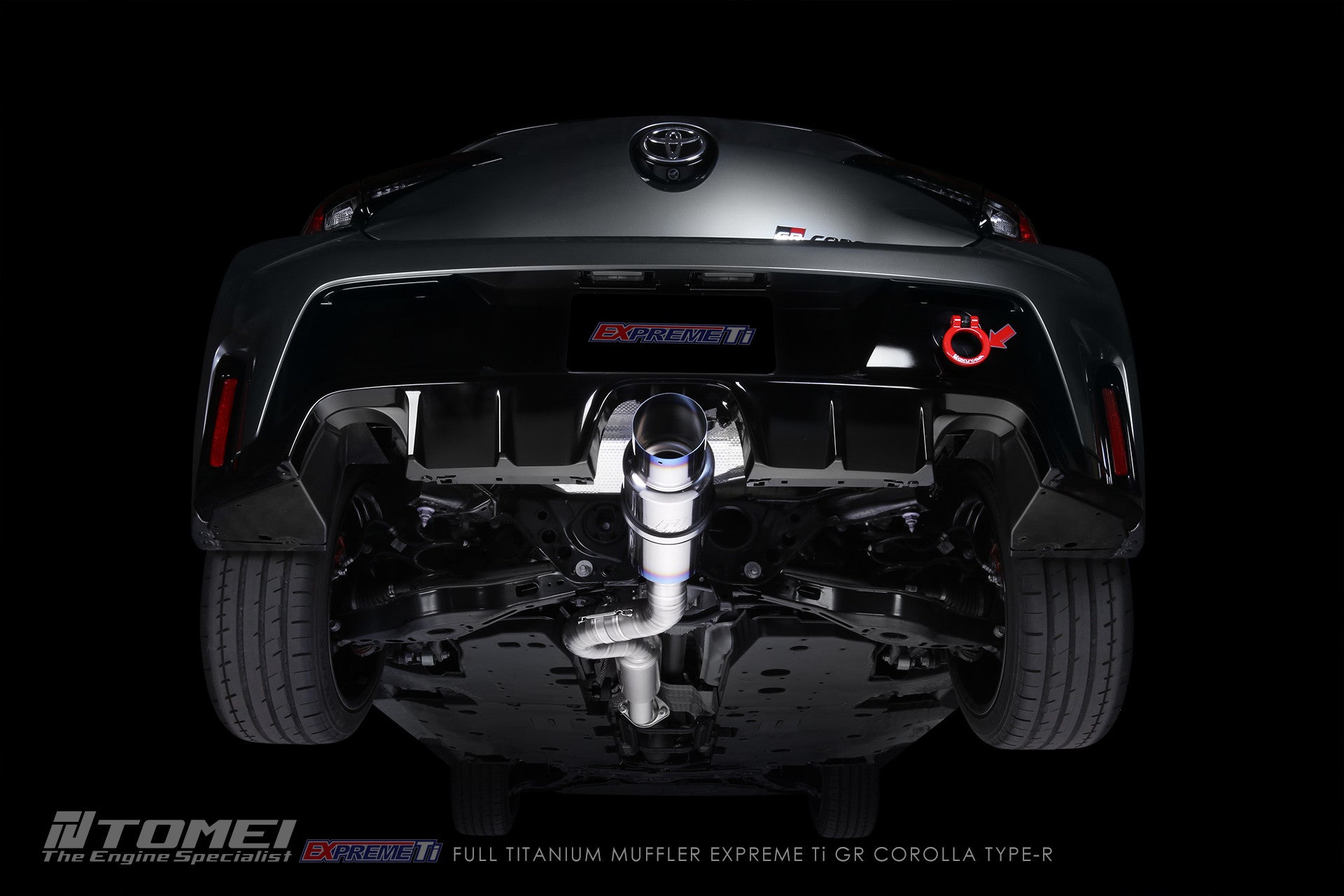 Tomei Expreme Ti Type-R Single Exit Titanium Exhaust - Toyota GR Corolla (2023+)