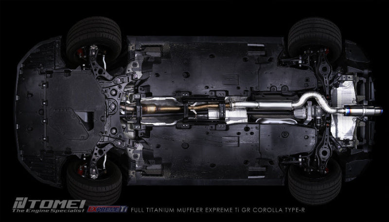 Tomei Expreme Ti Type-R Single Exit Titanium Exhaust - Toyota GR Corolla (2023+)