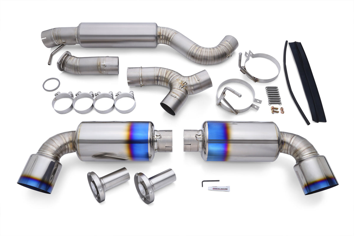 Tomei Expreme Ti Full Titanium Muffler Type-D (Dual) - Toyota GR Yaris Gen.1 (2020-2024)