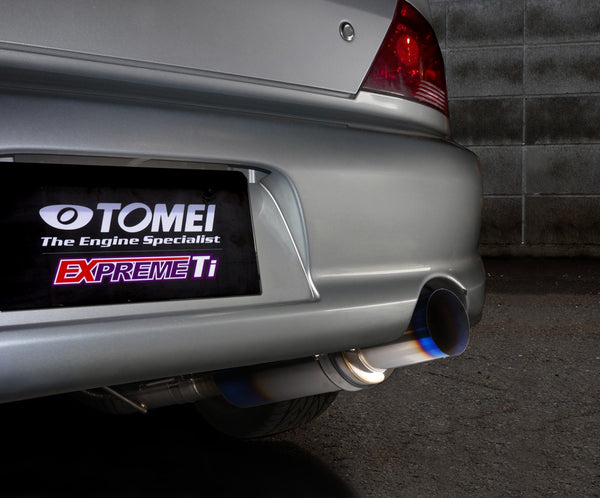 Tomei Expreme Ti Titanium Single Exhaust System - Mitsubishi Lancer (EVO) Evolution 9 USDM