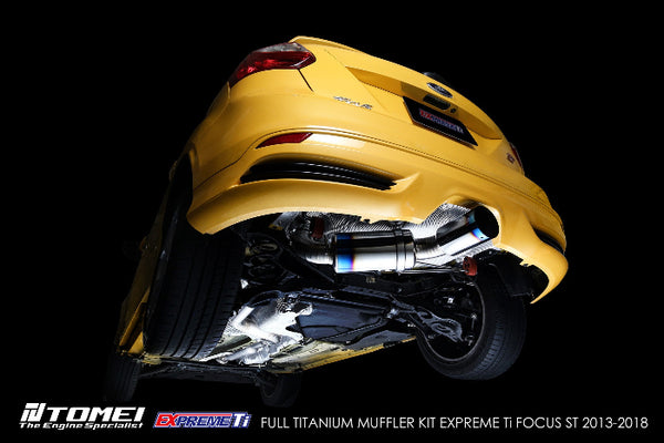 Tomei Expreme Ti Titanium Single Exit Exhaust - Ford Focus ST (2013–2018)