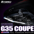 Tomei Expreme Ti Titanium Exhaust System - Infiniti G35 Coupe (2003-2007)