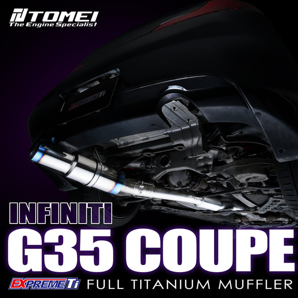 Tomei Expreme Ti Titanium Exhaust System - Infiniti G35 Coupe (2003-2007)