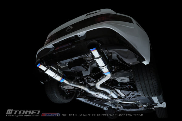 TOMEI EXPREME TI TITANIUM TYPE D DUAL EXIT EXHAUST SYSTEM - NISSAN RZ34 400Z (2023+)