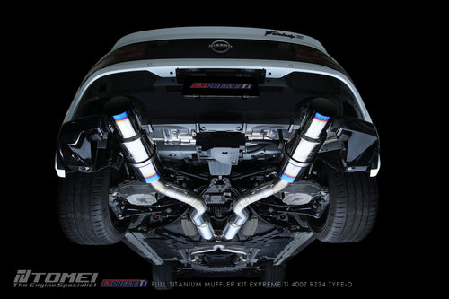 TOMEI EXPREME TI TITANIUM TYPE D DUAL EXIT EXHAUST SYSTEM - NISSAN RZ34 400Z (2023+)