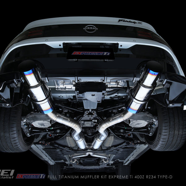 TOMEI EXPREME TI TITANIUM TYPE D DUAL EXIT EXHAUST SYSTEM - NISSAN RZ34 400Z (2023+)